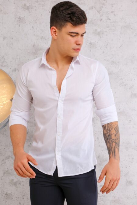 sötétkék szövetnadrág