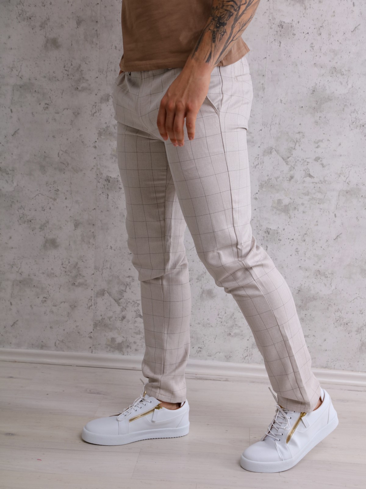 VINCENZO férfi chino nadrág