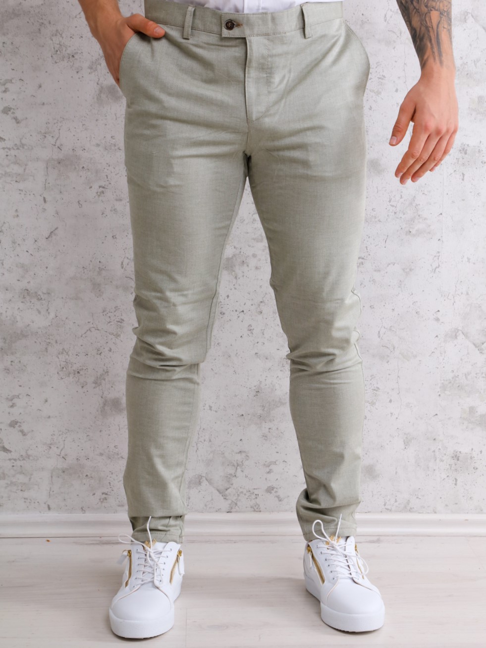 VINCENZO férfi chino nadrág