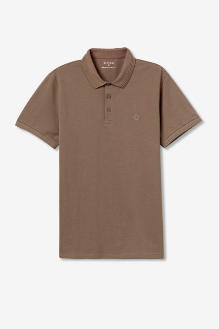 Avantgard_Fashion_Tiffosi_Manning_galleros_bezs_homok_pamut_ferfi_rovid_ujju_polo_