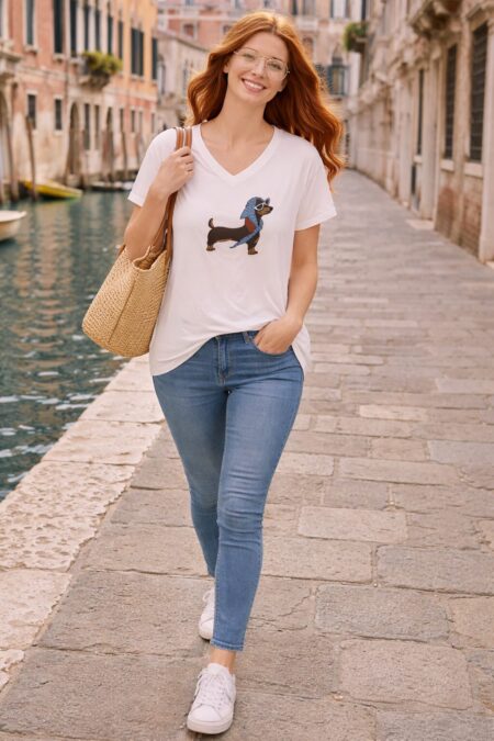 ERNA rövid ujjú pamut póló