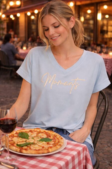 ERIKA rövid ujjú pamut póló