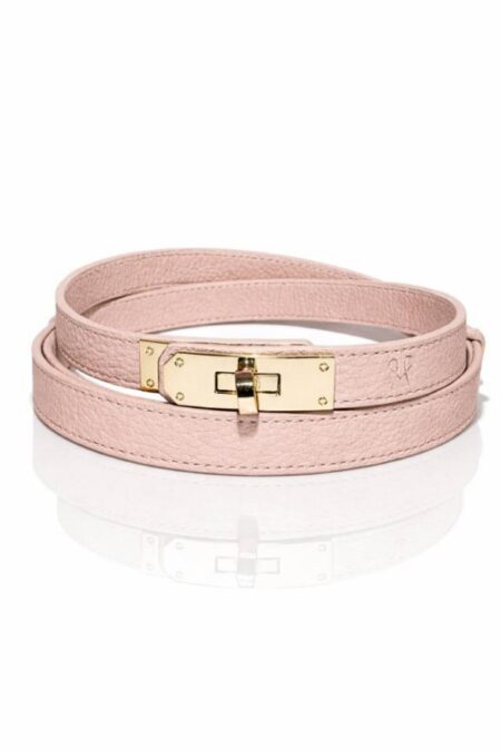 Magenta LUJZA női bőr öv arany csattal