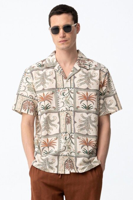 Tiffosi KINGSLEY rövid ujjú pamut ing