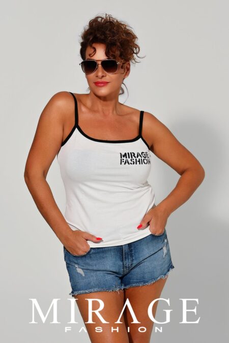 Mirage Kitti fehér elasztikus top