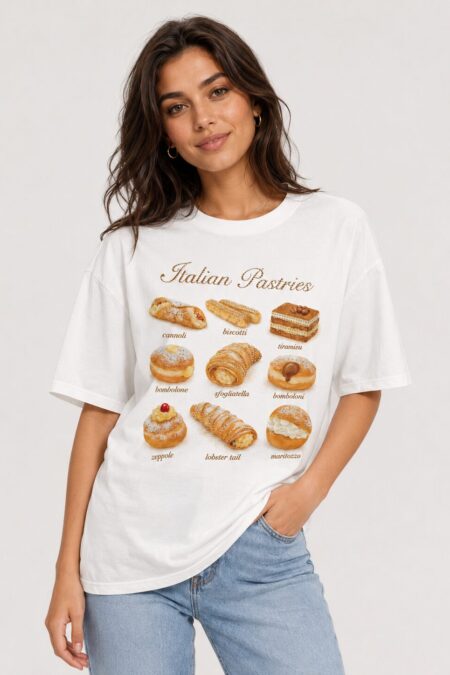 Italian pastries női pamutpóló