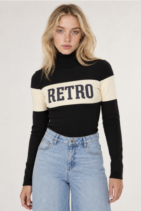 RETRO JEANS ALANNA női kötött garbó