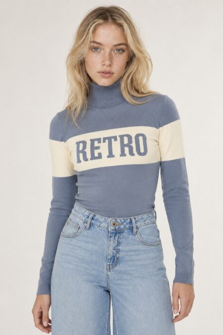 RETRO JEANS ALANNA női kötött garbó