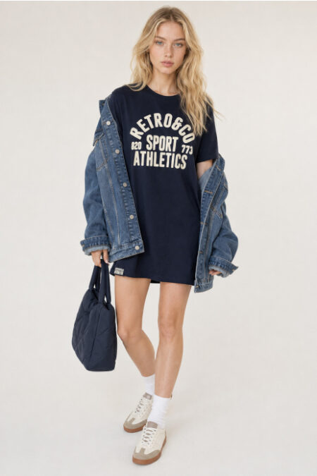 RETRO JEANS JOYCE jersey női pólóruha